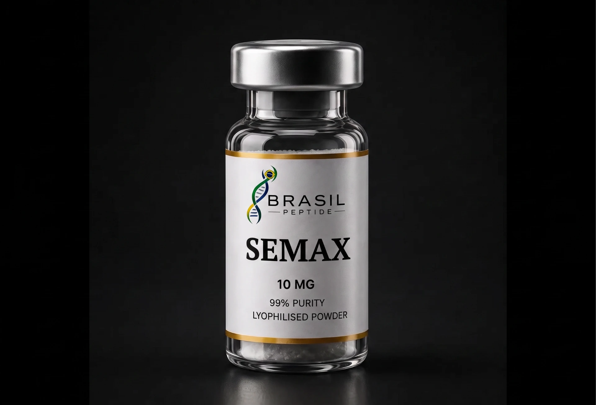 Semax — frasco de peptídeo de pesquisa 10mg