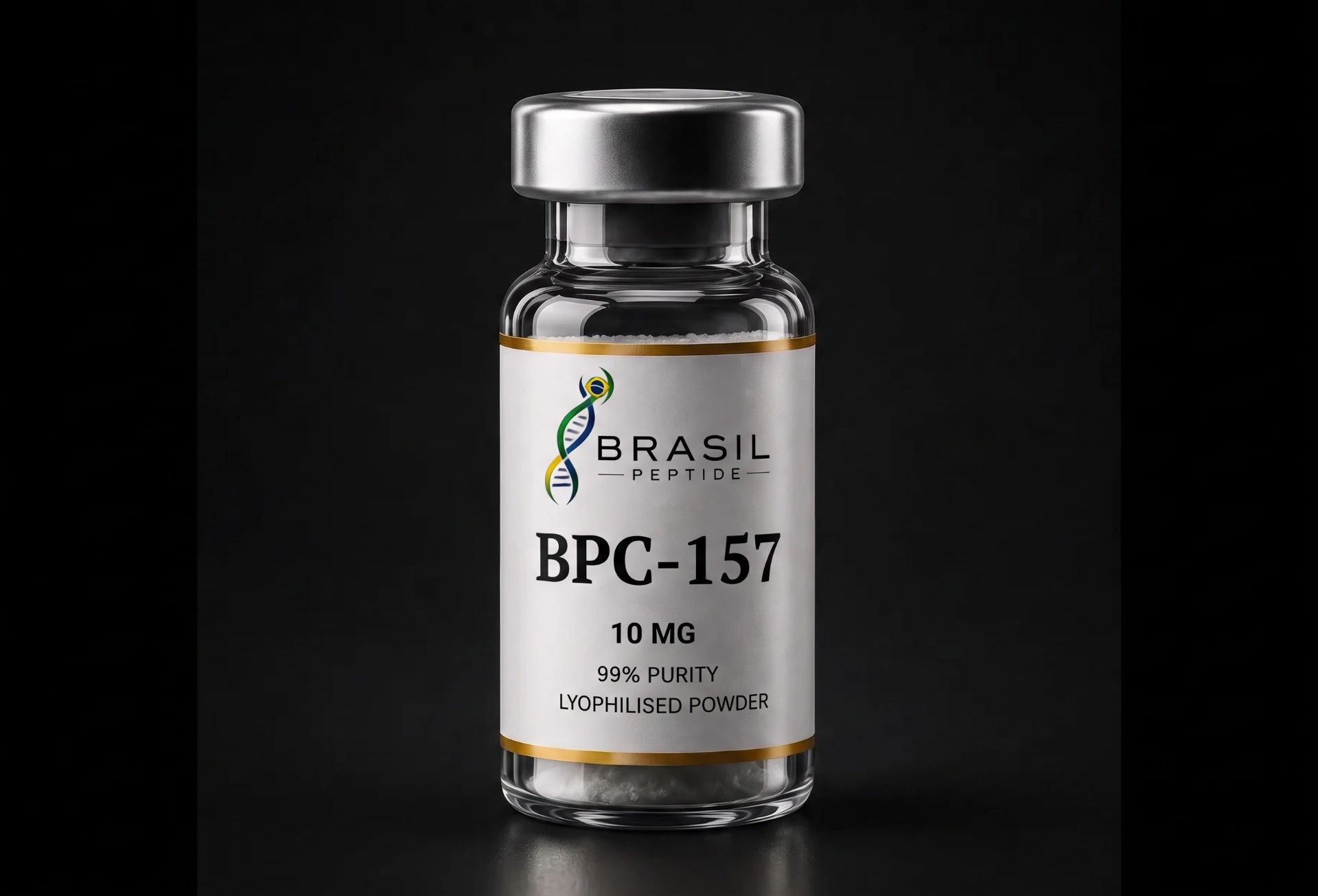 BPC-157 + TB-500 — frasco de peptídeo de pesquisa 5mg + 5mg